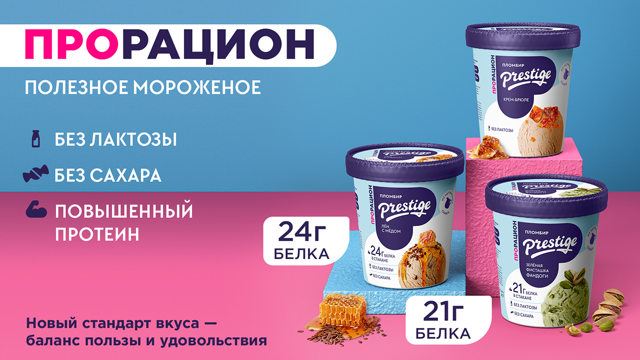 Линейка мороженого ПроРацион Prestige